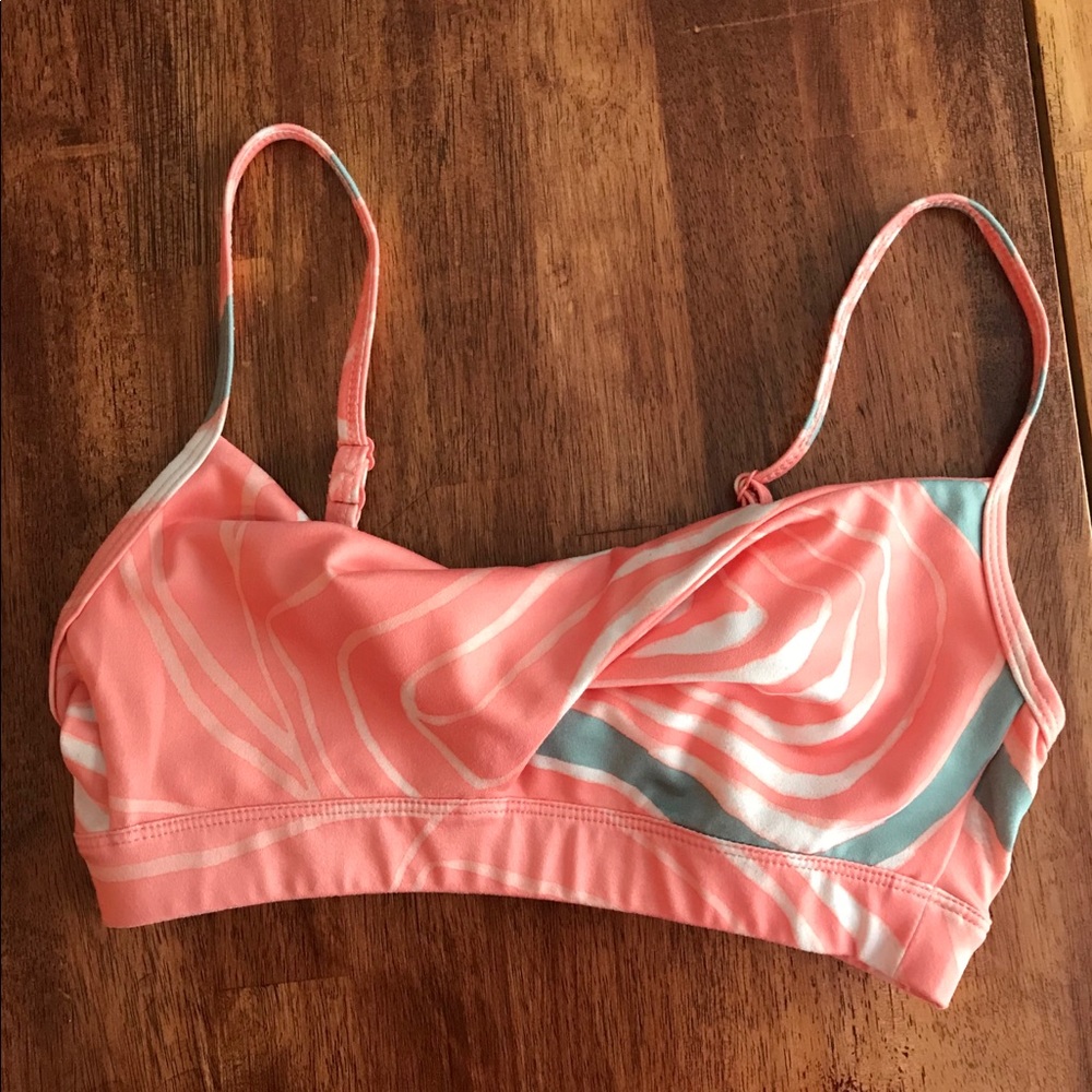 Pink Patterned Sports Bra XS Target Brand-Joy Lab